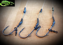 Load image into Gallery viewer, 3x "Dark Matter Combi Rigs" Korda Dark Matter braid, Multiple Boom options.