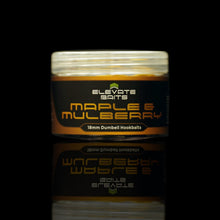 Load image into Gallery viewer, Elevate Baits - Maple and Mulberry 18mm "Hard Hooker" Dumbbell Hook Baits