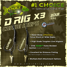 Load image into Gallery viewer, Combi loop rigs - D rigs