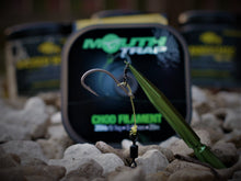Load image into Gallery viewer, "The Double Chod Rig" J Precision Chod hooks with Doubled 20lb Korda Mouth Trap.