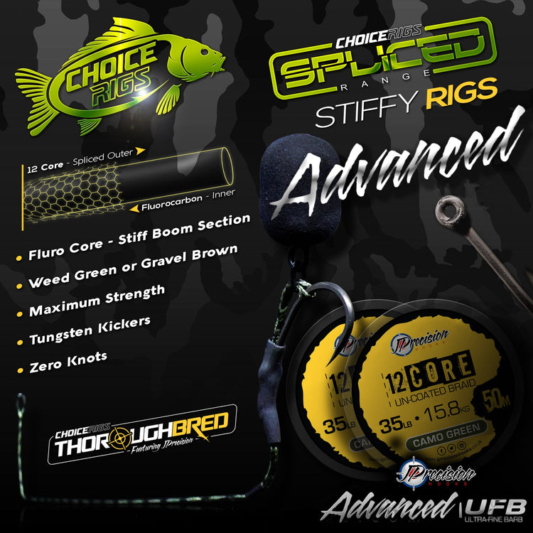 ⭐NEW UFB OPTION⭐ "Thoroughbred" ADVANCED Spliced Stiffy Rigs x3