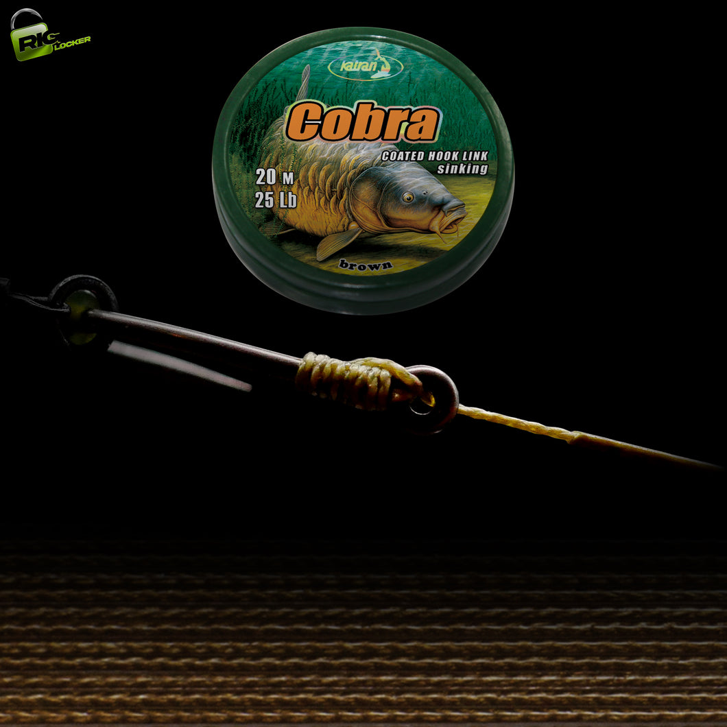 Katran Cobra - (Gravel/Sand) Coated Braided Hook Link – Rig Locker
