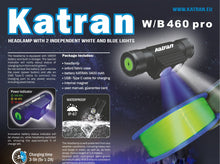 Load image into Gallery viewer, Katran - W/B 460 PRO Head Torch ⭐FREE POST OPTION AVAILABLE!⭐
